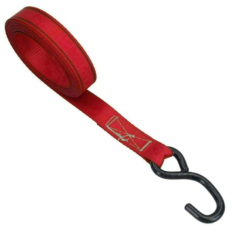 image 1 of Cam Buckle Strap Stainless Steel 3.7m Tie Luggage Straps S Hooks