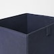 image 5 of OHS 2 x Plain Folding Storage Cube Boxes, 27x27cm - Navy Blue