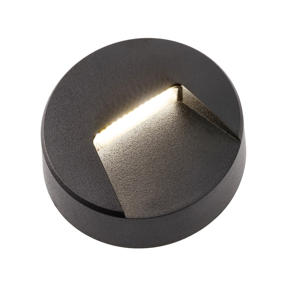 image 1 of CGC PRIMROSE Black LED Round Outdoor Down Light Black
