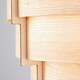 image 1 of ValueLights Persia Brown Modern Wood Veneer Stepped Drum Ceiling Pendant Light Shades