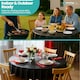 image 8 of Disposable Plastic Table Cover, Waterproof Tablecloth - 84 Inch