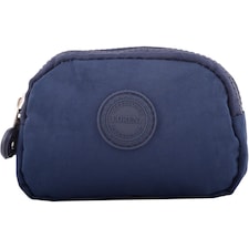 Lorenz Womens Medium Triple Zip Coin / Money / Purse / Holder / Pouch Wrist Strap | Blue | Navy