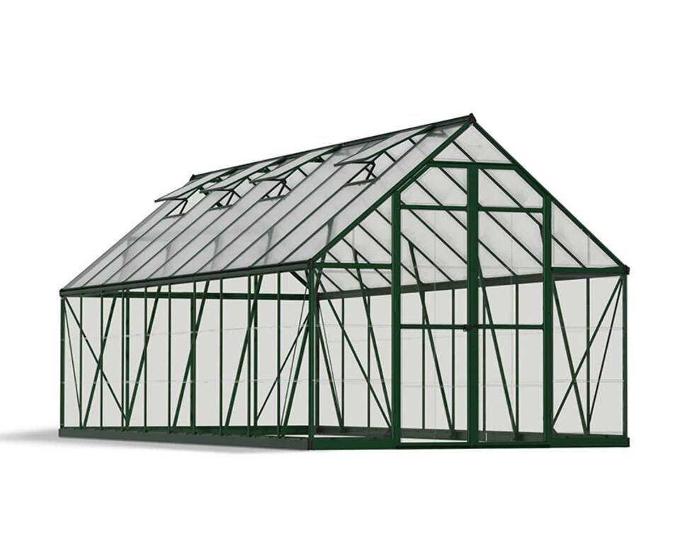 image 1 of Greenhouse Balance 8 x 20 Feet - Polycarbonate - L607 x W244 x H229 cm