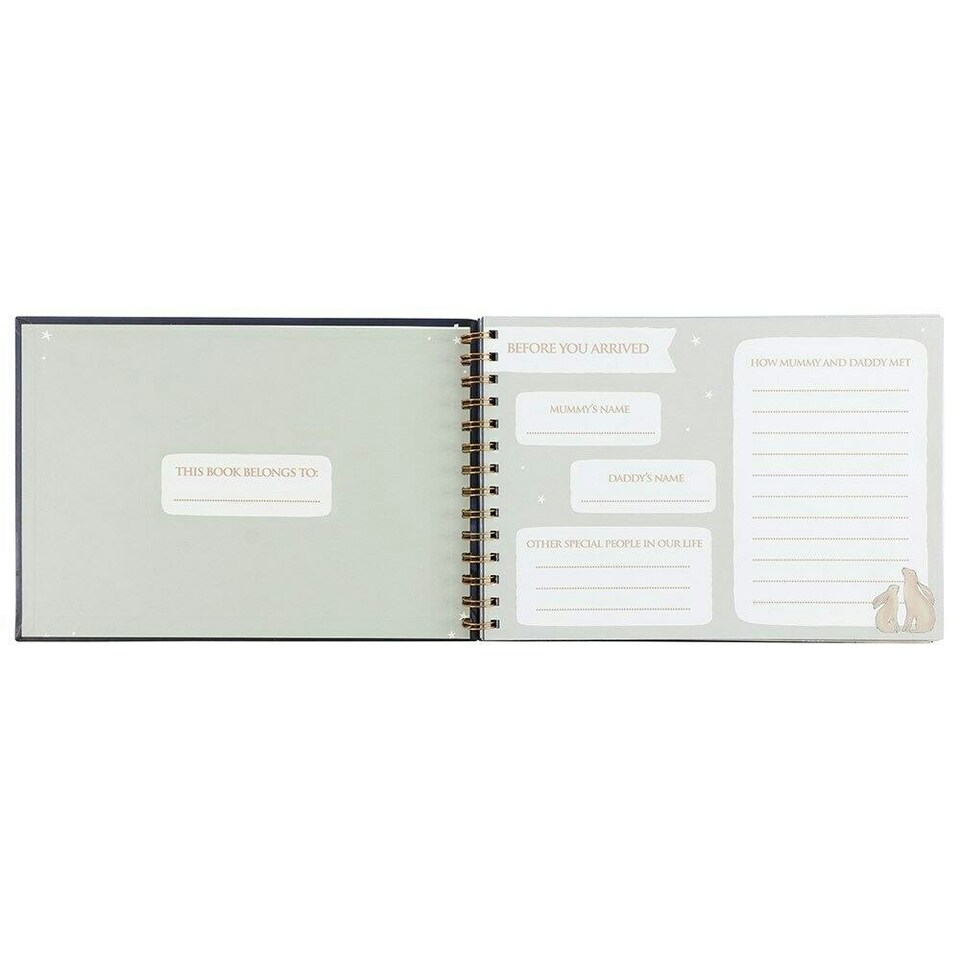 image 1 of Something Different Look At The Stars Baby Memory Book - Dark Blue - One Size