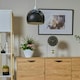 image 2 of ValueLights Retro Black Arco Style Dome Ceiling Pendant Light Shade