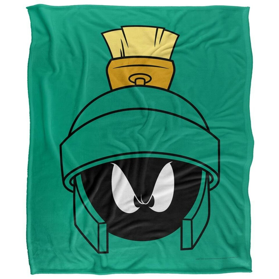 image 1 of Looney Tunes Marvin The Martian Blanket - Multicoloured - One Size