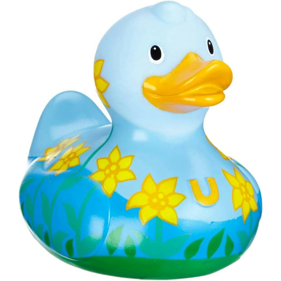 image 1 of Bud Ducks Luxury Rubber Duck Daffodil