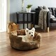 image 5 of Bunty Polar Dog Bed Brown | L