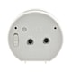 image 3 of Hometime Alarm Clock Round with Illuminated Button - White Case White
