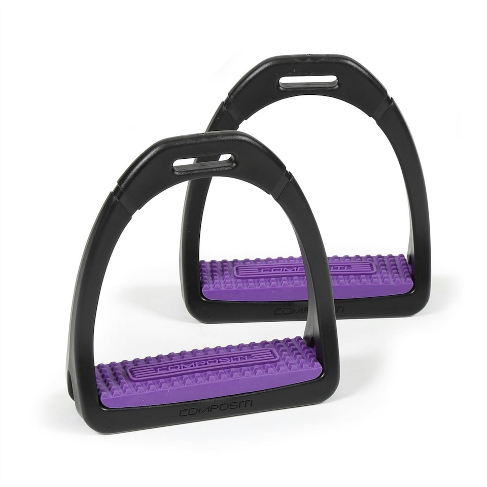 image 1 of Shires Compositi Premium Profile Stirrups Red | Size: Adults
Colour: Burgundy