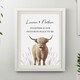image 5 of Personalised Highland Cow White Poster Frame White | One Size