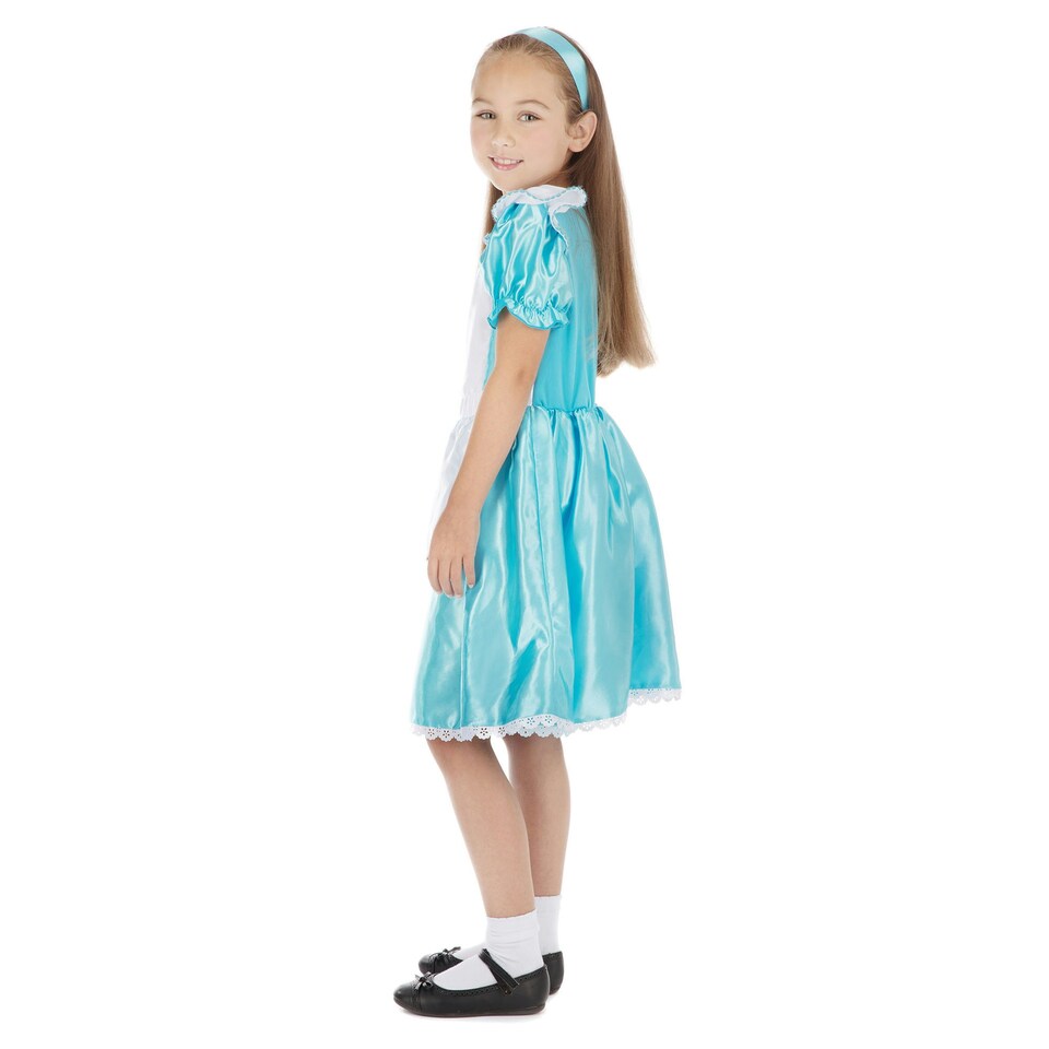image 1 of Bristol Novelty Girls Sweetie Girl Costume - Blue/White - One Size One Size