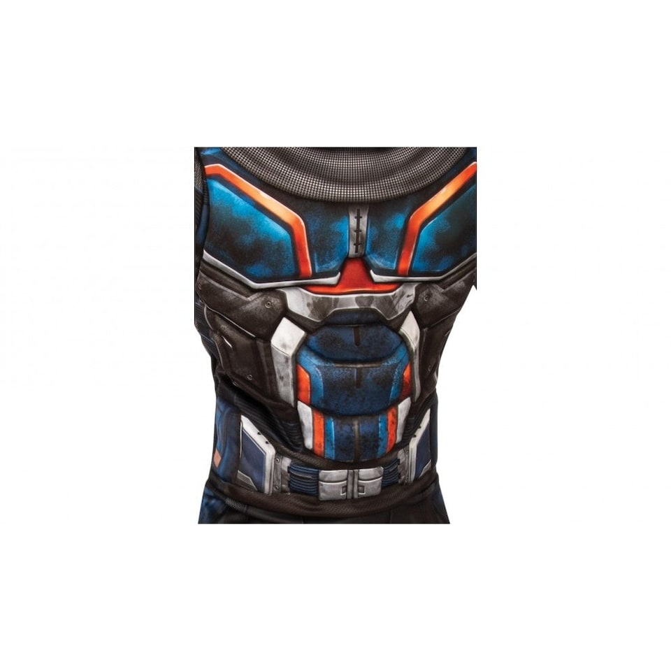 image 1 of Black Widow Childrens/Kids Deluxe Taskmaster Costume - Black/Blue/Silver - M Black | M