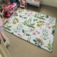 image 4 of Watercolour Leaves & Flowers (Rug) Green | Medium: 80x150cm