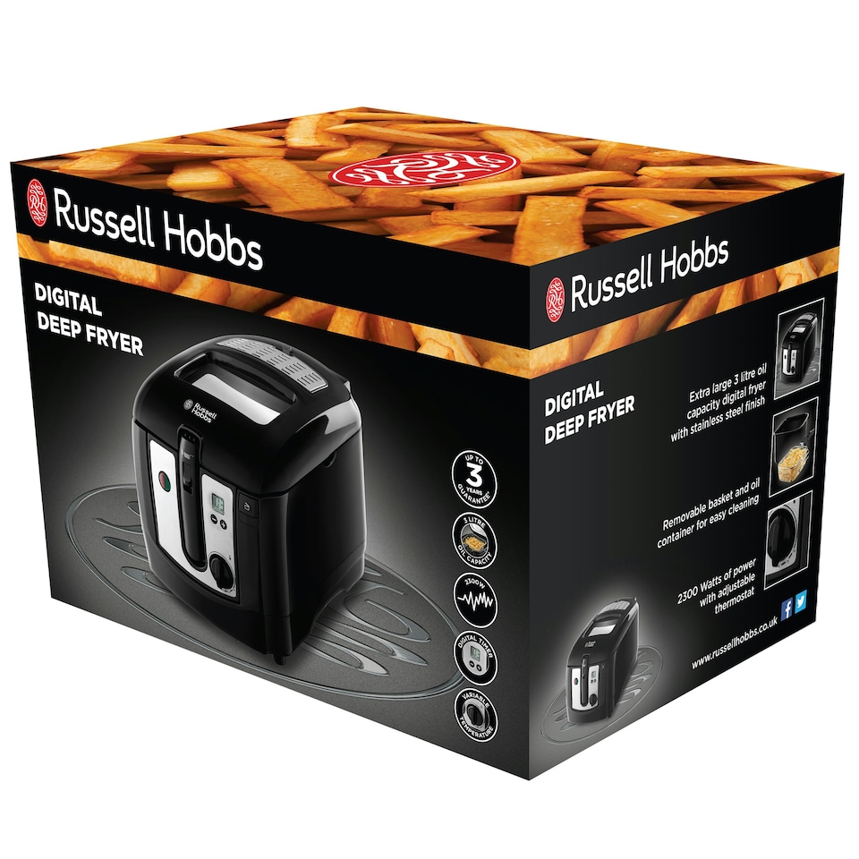 image 1 of Russell Hobbs 3L Digital Deep Fryer