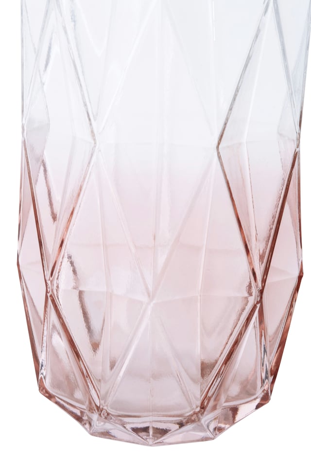 image 1 of Brice Large Pink Glass Vase | Pink