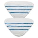 image 3 of SPARES2GO Washable Microfibre Cover Pads for Bush SMB1501 SMB1501UK Steam Cleaner Mop (Pack of 4)