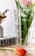 image 2 of Crystal Look Heavy Glass Bouquet Flower Vase Holder Home Table Elegant Decor | Clear | Watford