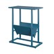 image 2 of Novogratz Regal End Table in Blue / Metal Frame Blue | Blue