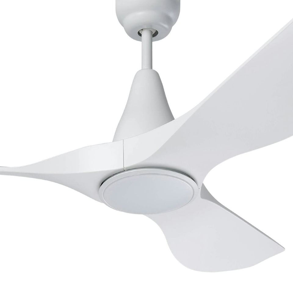 image 1 of EGLO Portsea Matte White LED Ceiling Fan