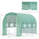 image 3 of Outsunny 3 x 2 x 2m Polytunnel Green House w UV-resistant PE Cover, Green