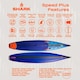 image 5 of Shark SUPs Speed Plus 14'0 x 30 x 6 Paddleboard