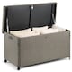 image 1 of VonHaus Rattan Effect with Lockable Lid Garden Storage Box 290L