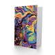 image 2 of Cosmic Trance Meditation Portrait Him Her Birthday Card