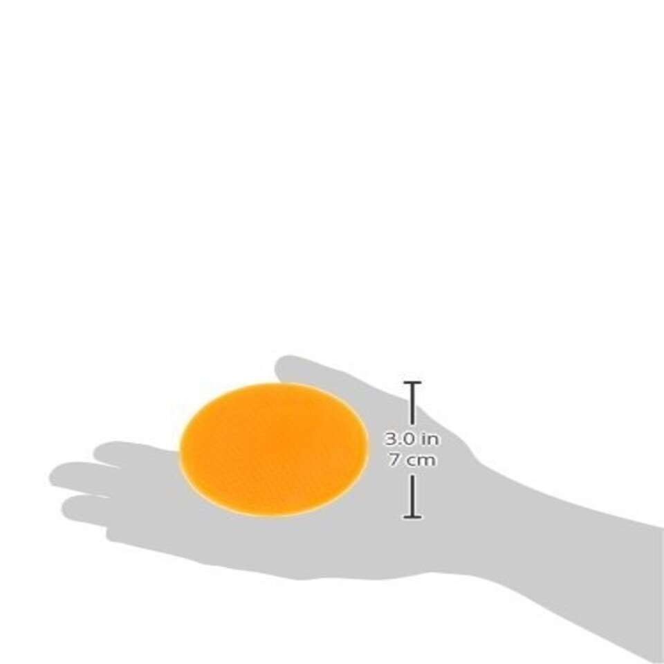 image 1 of Precision Round Flat Marker Discs - Orange, 21 Cm, white - red, K-REY-TR424O