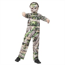 Zombie Mummy Fancy Dress Costume Kids Unisex Medium - Age 7-9