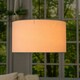 image 2 of ValueLights Reni Large White Pendant Shade