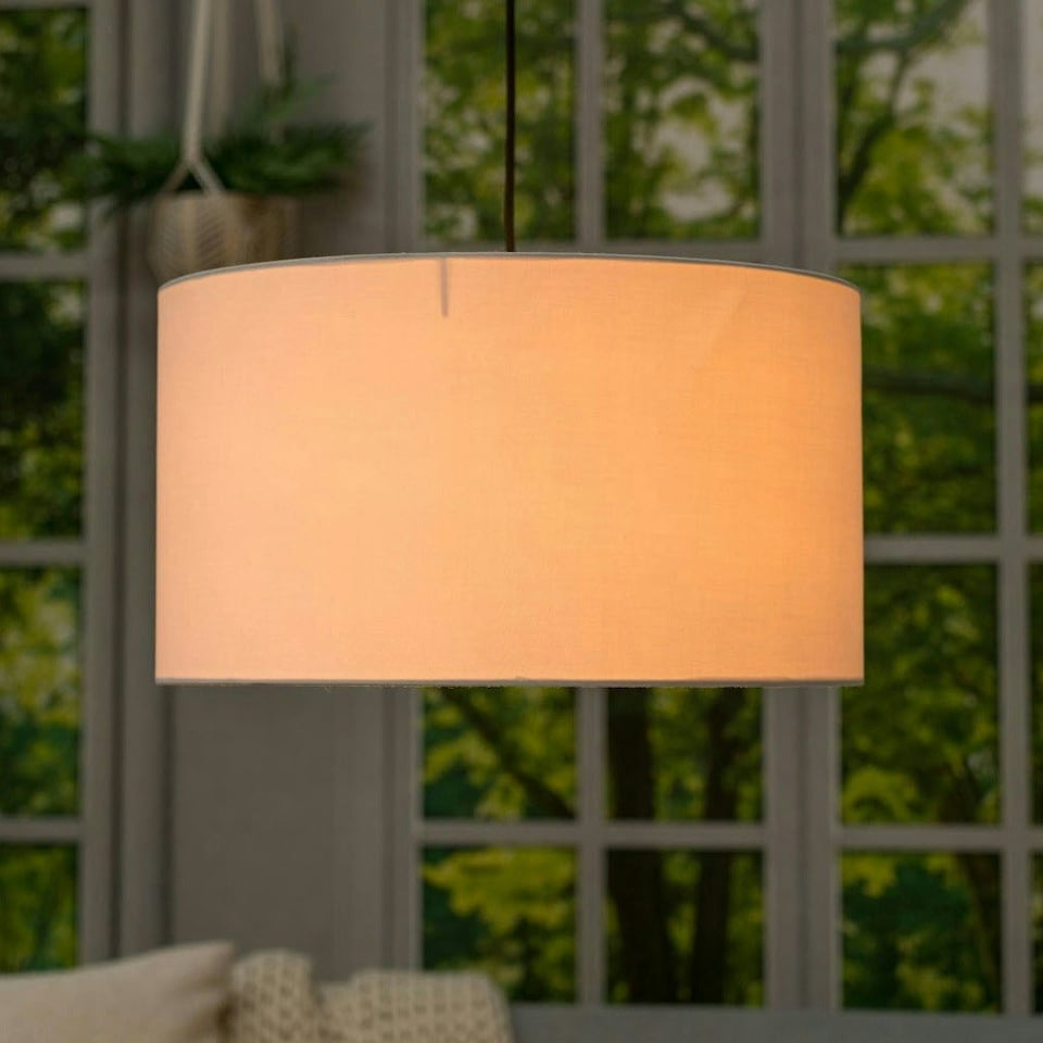 image 1 of ValueLights Reni Large White Pendant Shade