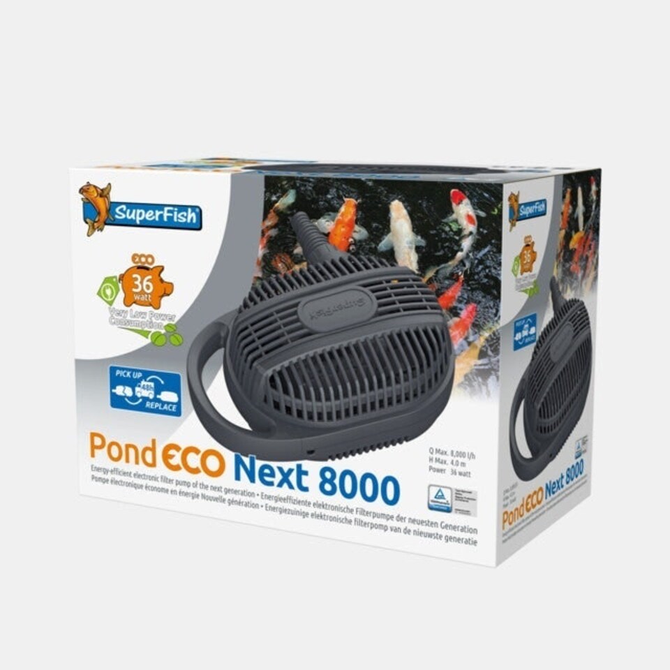 image 1 of Superfish Pond Eco Next RC Pumps Chrome