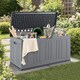 image 3 of COSTWAY 300 L Patio Deck Box Large HDPE Storage Container with Lockable Lid
