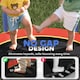 image 4 of HOMCOM Trampoline for Kids w Enclosure Net Built-in Zipper 3-10 Year