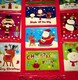 image 4 of Pack Of 50 Foiled Christmas Gift Tags: 10 Different Designs And Red Metallic Thread