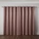 image 3 of Royal Damask Elegant Woven Blackout Eyelet Curtains 168cm x 228cm Blush Pink Pink | Pink
