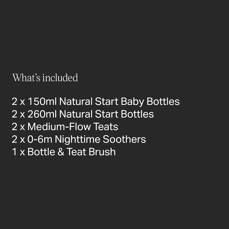 image 1 of Tommee Tippee Natural Start Newborn Starter Set, Self-Sterilising, Pink