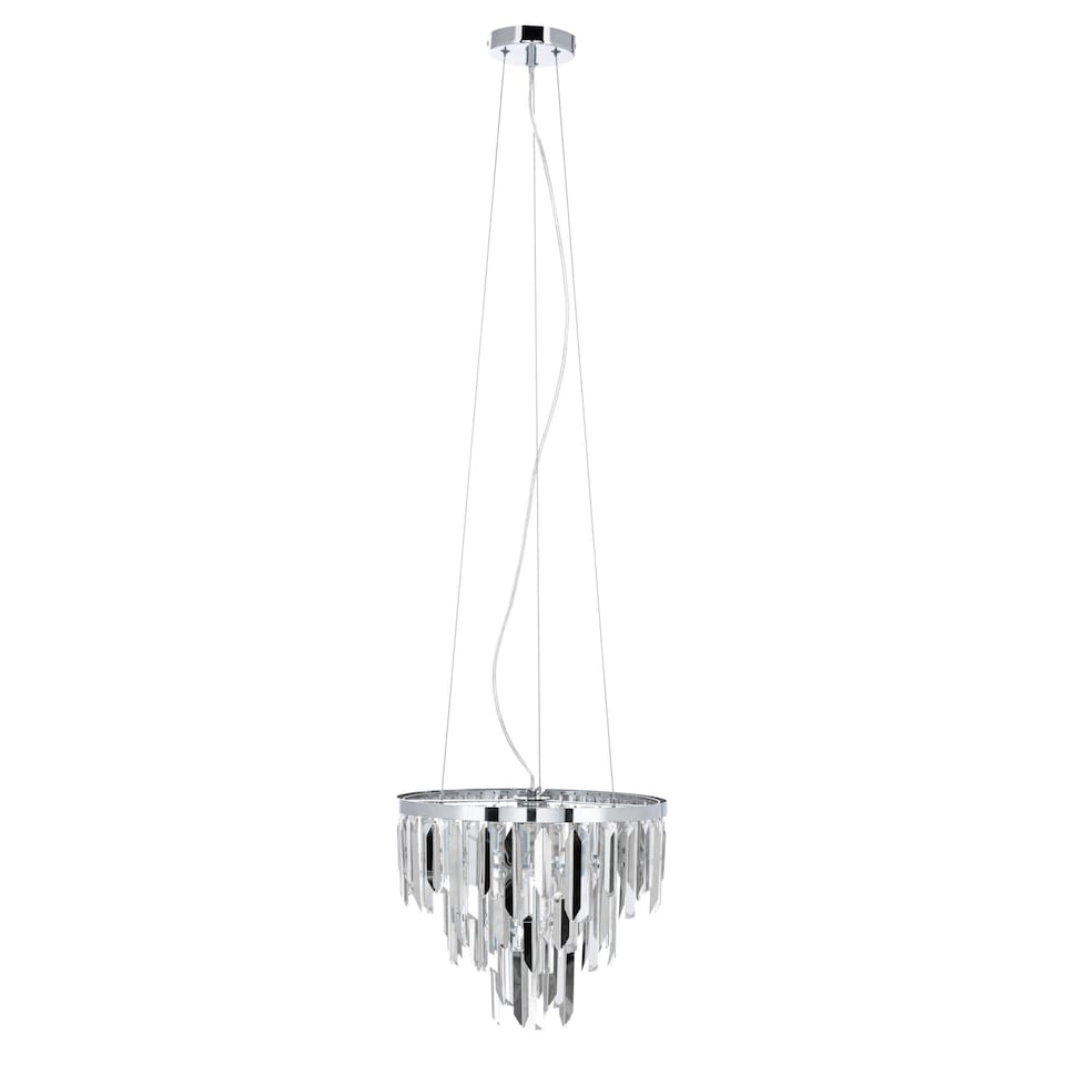 image 1 of BHS Beekham Ceiling Pendant Light, Chrome