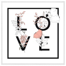 Love (Picture Frame) White | M