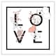 image 1 of Love (Picture Frame) White | M