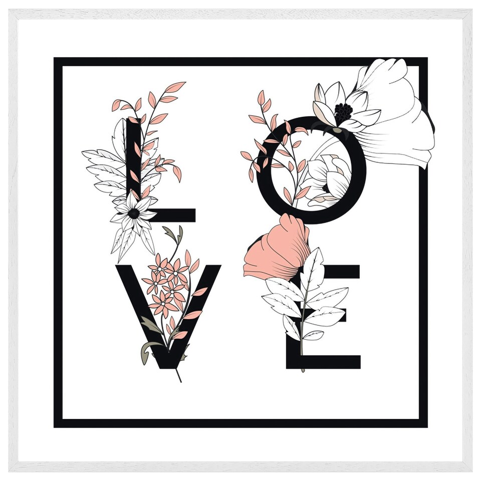 image 1 of Love (Picture Frame) White | M