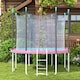 image 5 of SPORTNOW 10FT Trampoline Pad Spring Cover, Waterproof, Pink | Pink
