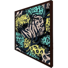 Animal & tropical print (Picture Frame) Brown | S