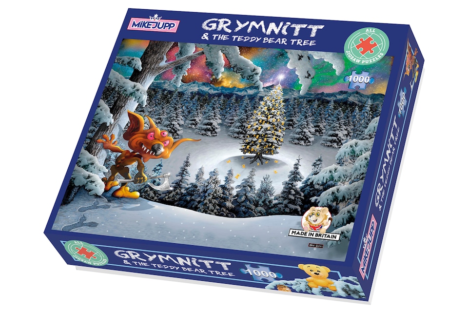 image 1 of Mike Jupp - Grymnitt and The Teddy Bear Tree 1000 Piece Jigsaw Puzzle