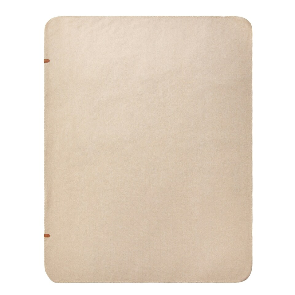 image 1 of Vinga Bilton Recycled Blanket - Beige - 0.5cm x 170cm x 130cm Brown