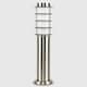 image 3 of ValueLights Wharf Outdoor Stainless Steel 450mm Bollard Lantern Light Post & Cool White LED Bulb