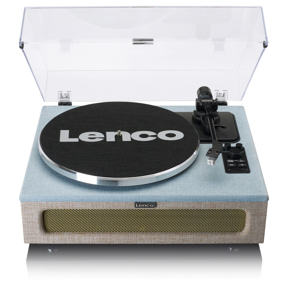 image 1 of LENCO LS-440BUBG - Turntable with 4 built-in speakers - Fabric