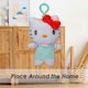 image 8 of Hello Kitty Soft Toy Clip On Kitty Cute Plush Huggable Cuddly 12cm Blue