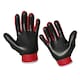image 3 of Murphys Unisex Adult Contrast Gaelic Gloves - Grey/Red/White - XL